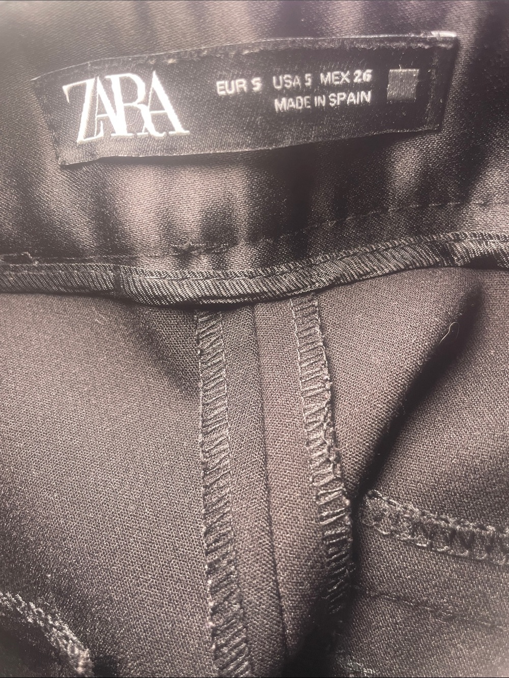 ZARA Black Tuxedo-Style Side-Stripe Trousers - Picture 4 of 7